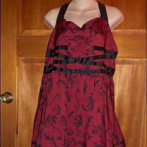 Empire Waist Halter Dress Sz 4XL (fits like a 1XL)